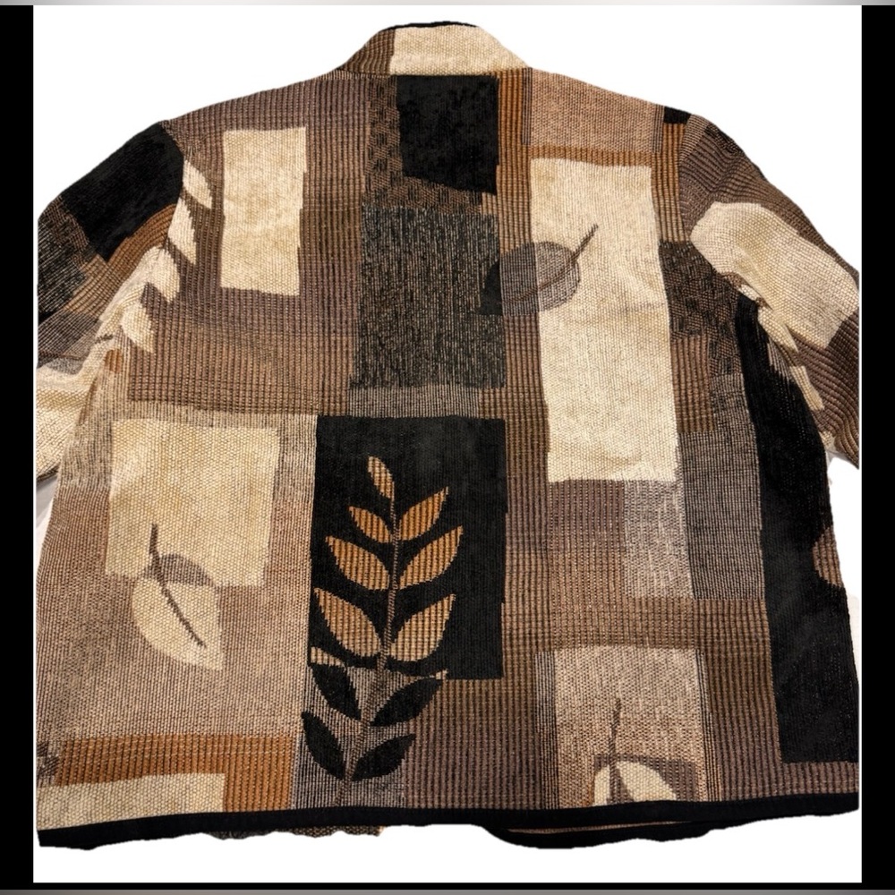 Coldwater Creek Patchwork Jacket Petite Medium Vi… - image 2